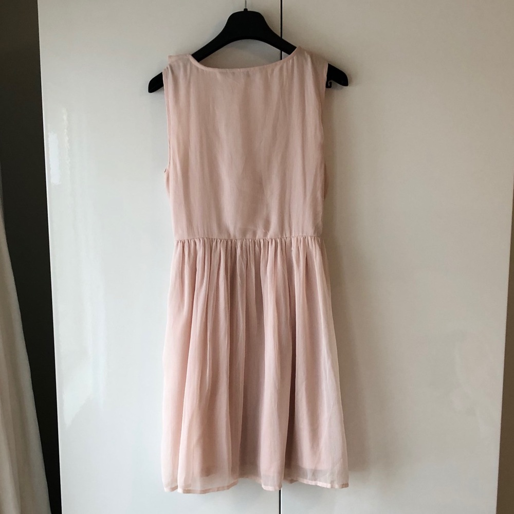 Pale Pink Ruffled Dress. - Picture 5 of 7